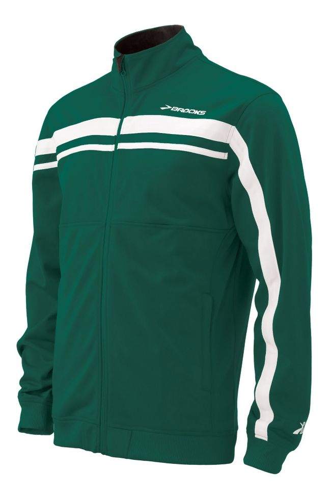 Mens Brooks Trekken II Jacket Warm-Up Unhooded Jackets
