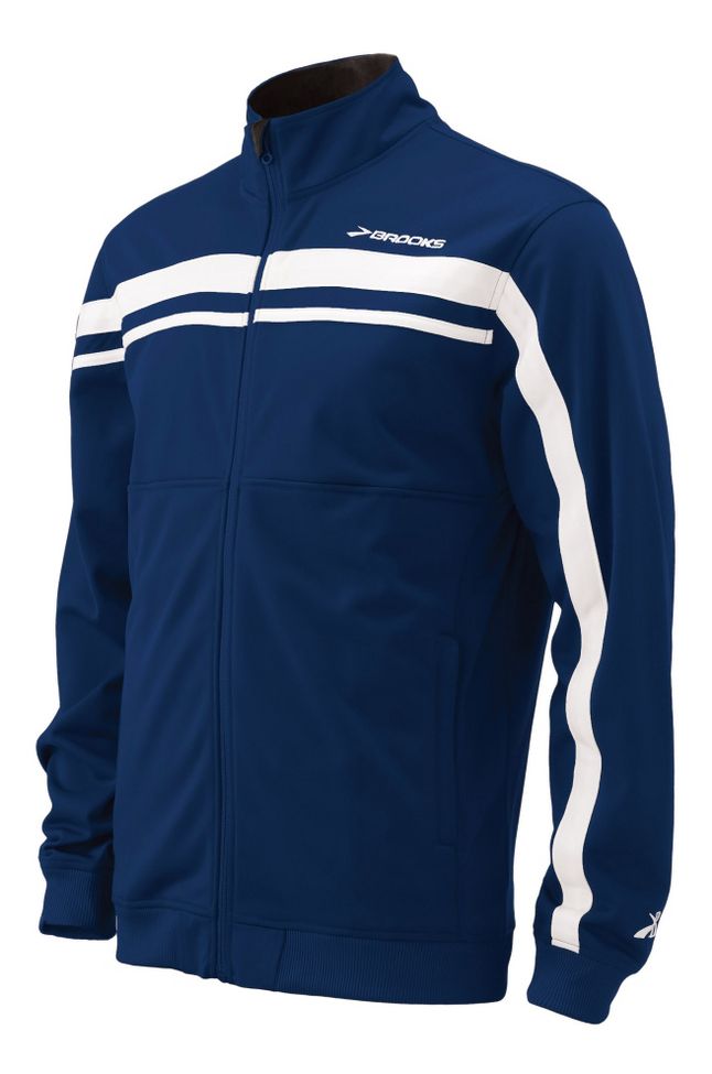 Mens Brooks Trekken II Jacket Warm-Up Unhooded Jackets