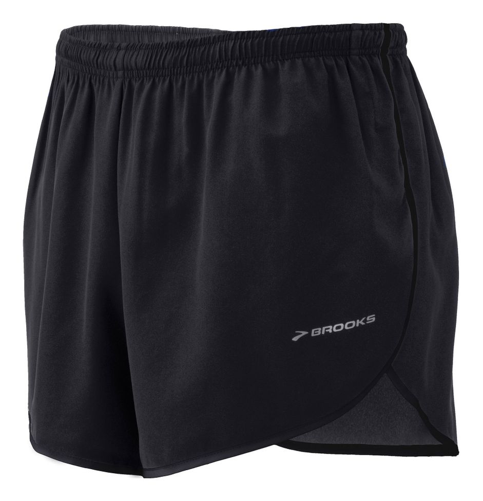 Mens Brooks Podium Split Lined Shorts