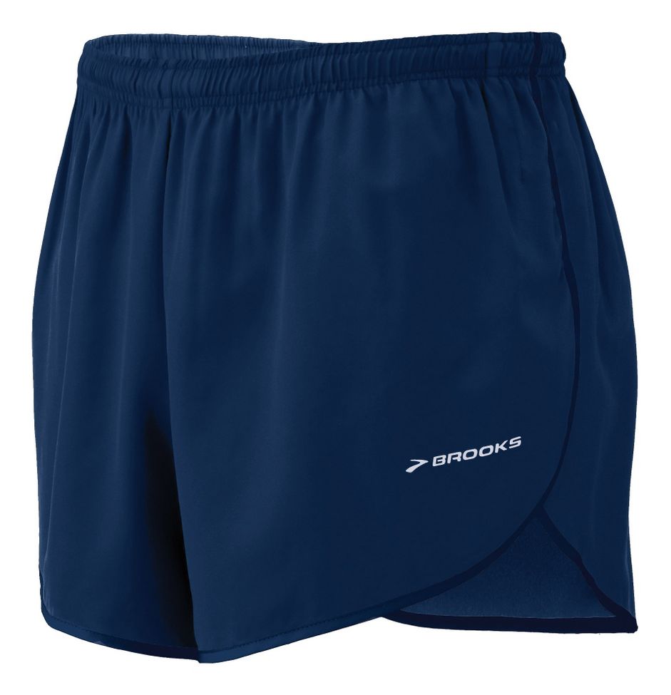 Mens Brooks Podium Split Lined Shorts