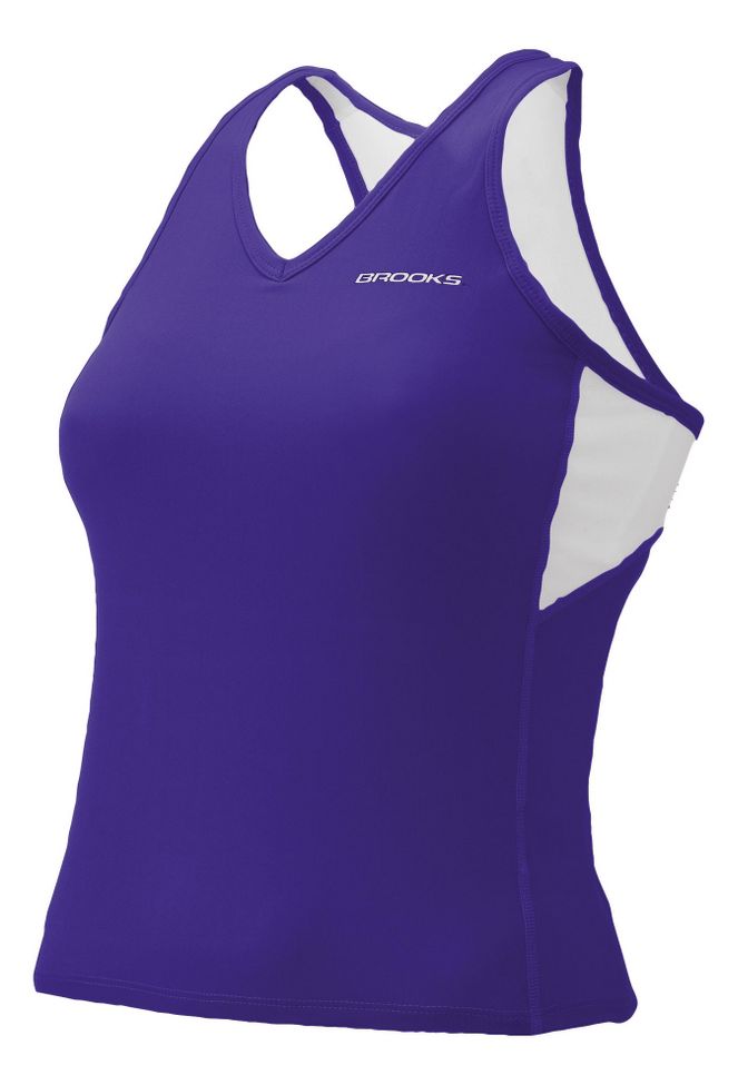 Womens Brooks Team Tank Technical Tops