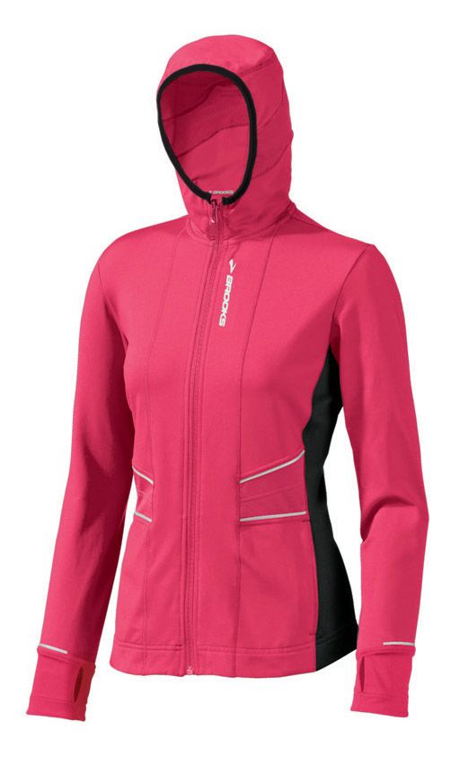 Womens Brooks Utopia Thermal Hoodie Running Jackets