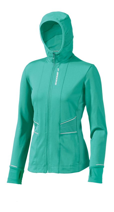 Womens Brooks Utopia Thermal Hoodie Running Jackets