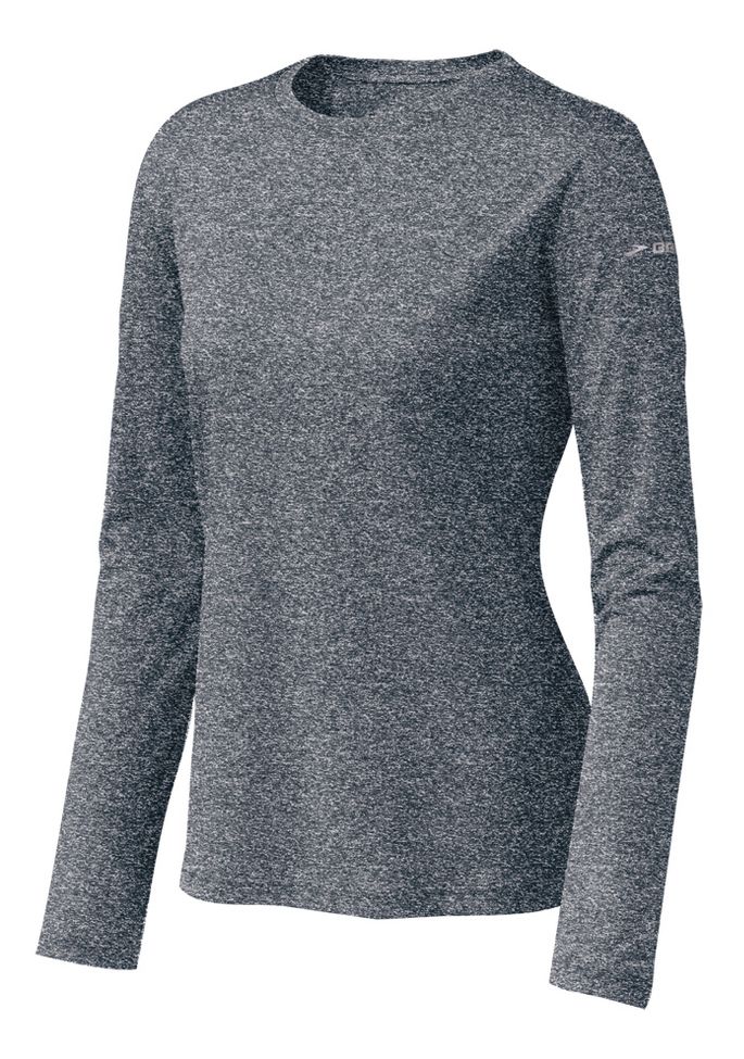 Womens Brooks EZ T Long Sleeve No Zip Technical Tops