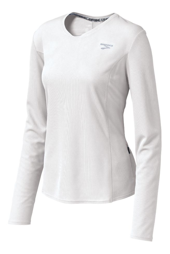 Womens Brooks Epiphany Long Sleeve No Zip Technical Tops
