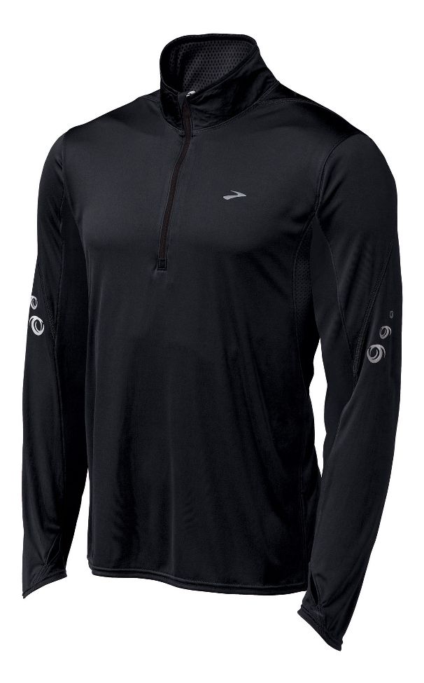 Mens Brooks HVAC Synergy Long Sleeve 1/2 Zip Technical Tops