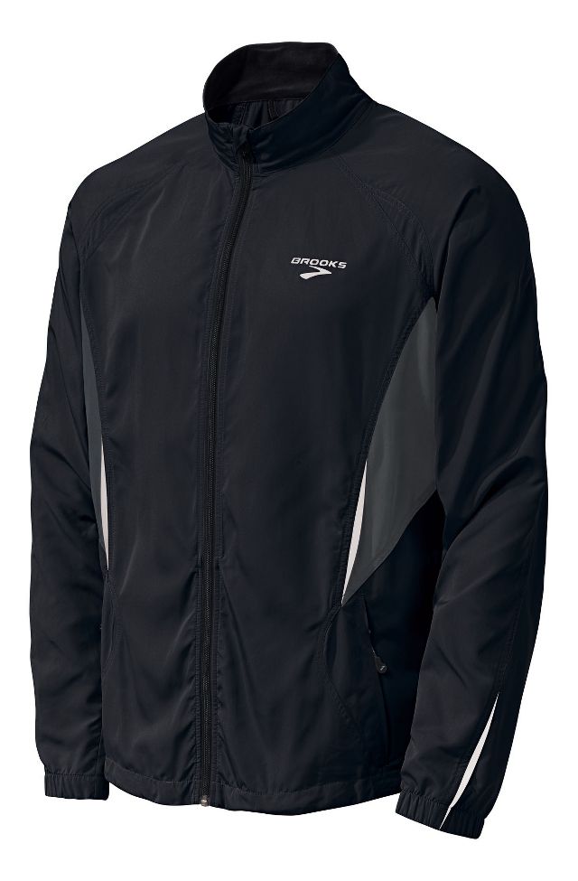 Mens Brooks Essential Run Outerwear Jackets