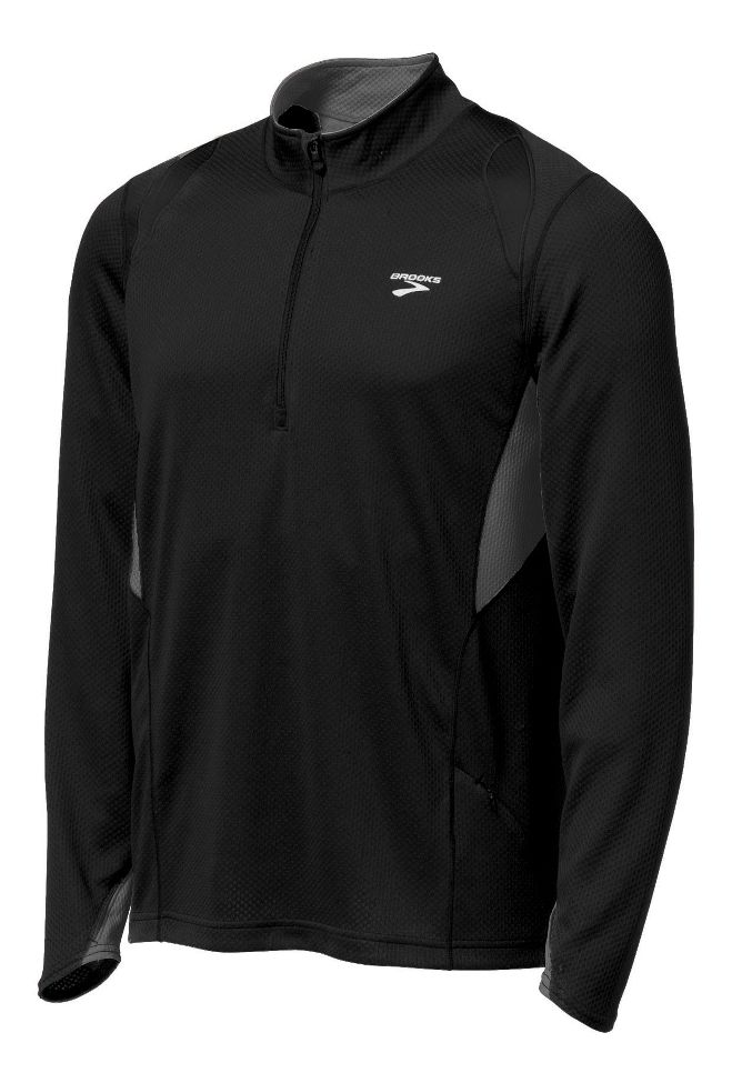 Mens Brooks Podium 1/2 Zip II Long Sleeve Technical Tops