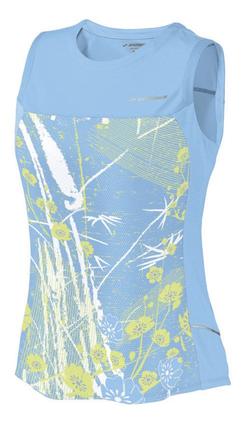 Womens Brooks HVAC Synergy Sleeveless Technical Tops