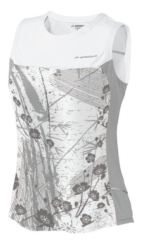 Womens Brooks HVAC Synergy Sleeveless Technical Tops