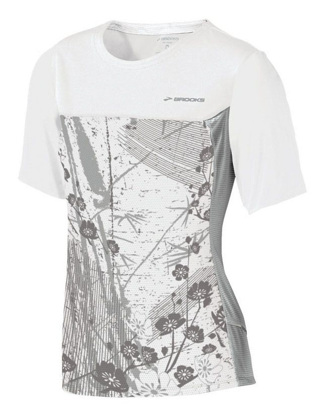 Womens Brooks HVAC Synergy Short Sleeve Technical Tops