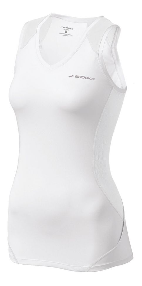 Womens Brooks Equilibrium Racer Back Sleeveless Technical Tops