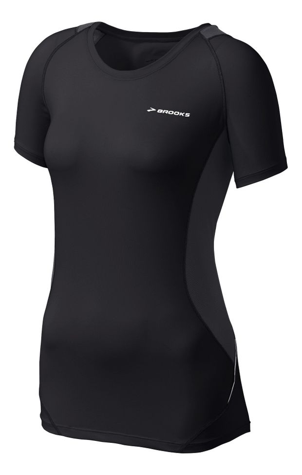 Womens Brooks Equilibrium Short Sleeve Short Sleeve Technical Tops