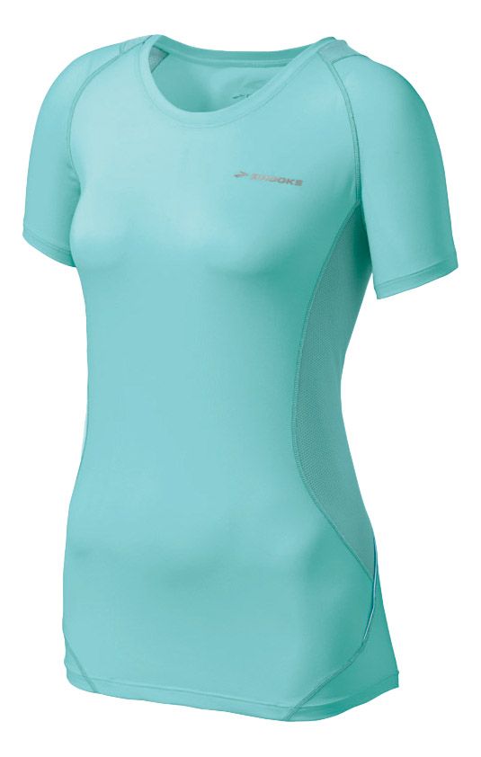 Womens Brooks Equilibrium Short Sleeve Short Sleeve Technical Tops