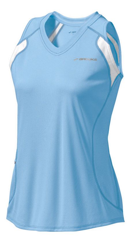 Womens Brooks Epiphany Sleeveless Technical Tops