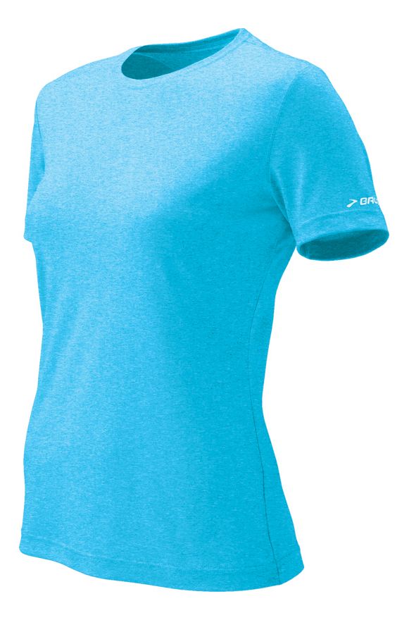 Womens Brooks EZ T II Short Sleeve Technical Tops