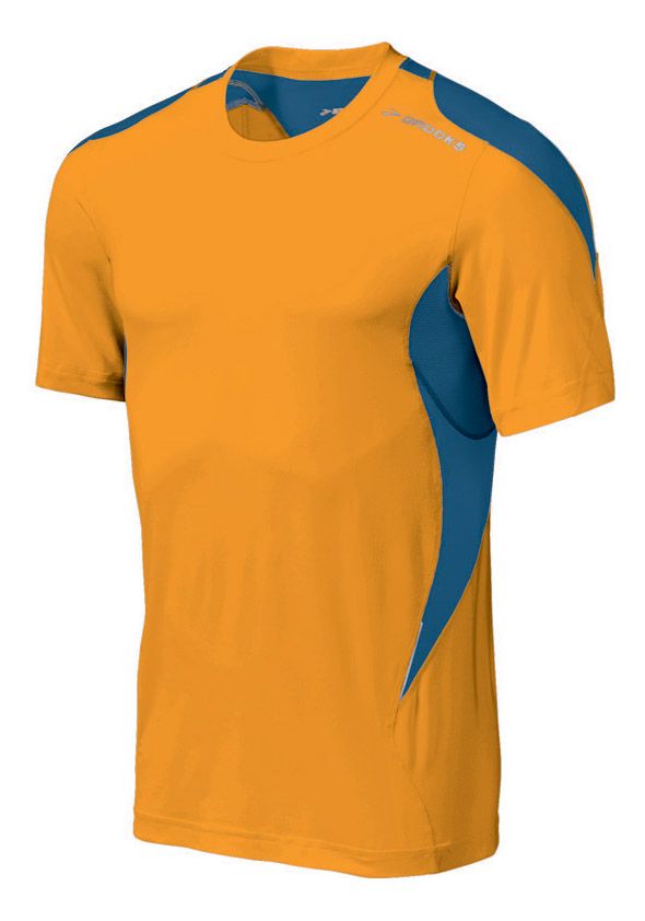 Mens Brooks Equilibrium Short Sleeve Short Sleeve Technical Tops