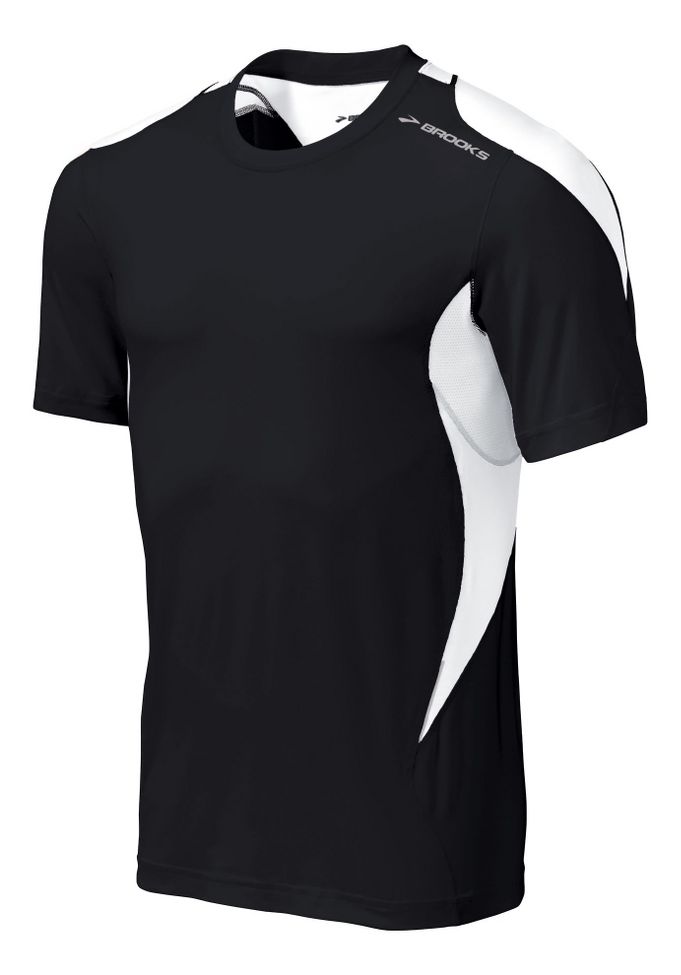 Mens Brooks Equilibrium Short Sleeve Short Sleeve Technical Tops