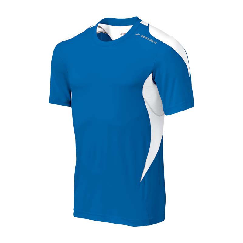 Mens Brooks Equilibrium Short Sleeve Short Sleeve Technical Tops
