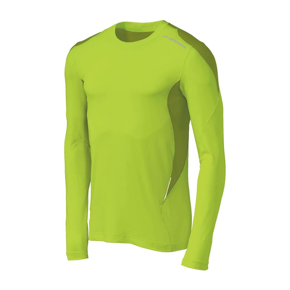 Mens Brooks Equilibrium Long Sleeve Long Sleeve No Zip Technical Tops