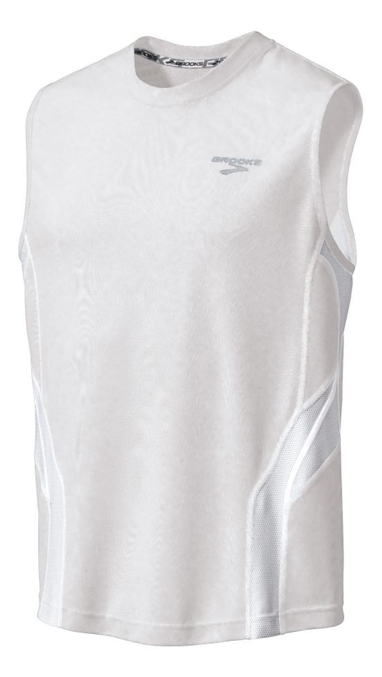Mens Brooks Rev Sleeveless Technical Tops at Road Runner Sports