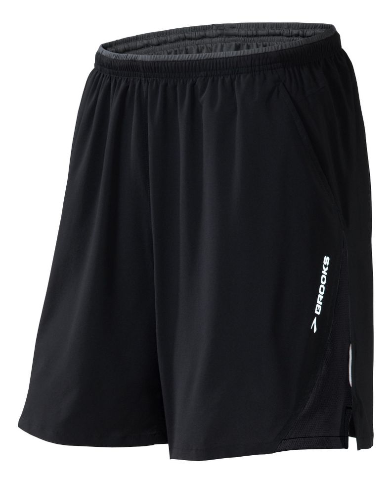 Mens Brooks Rogue Runner III Short Lined Shorts