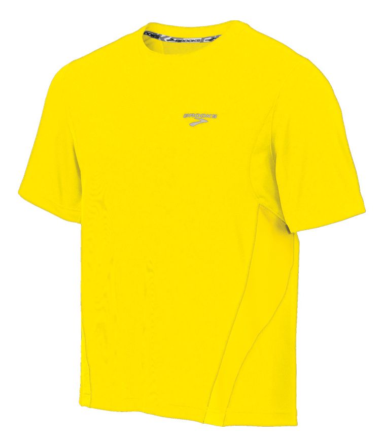 Mens Brooks Versatile T Short Sleeve Technical Tops