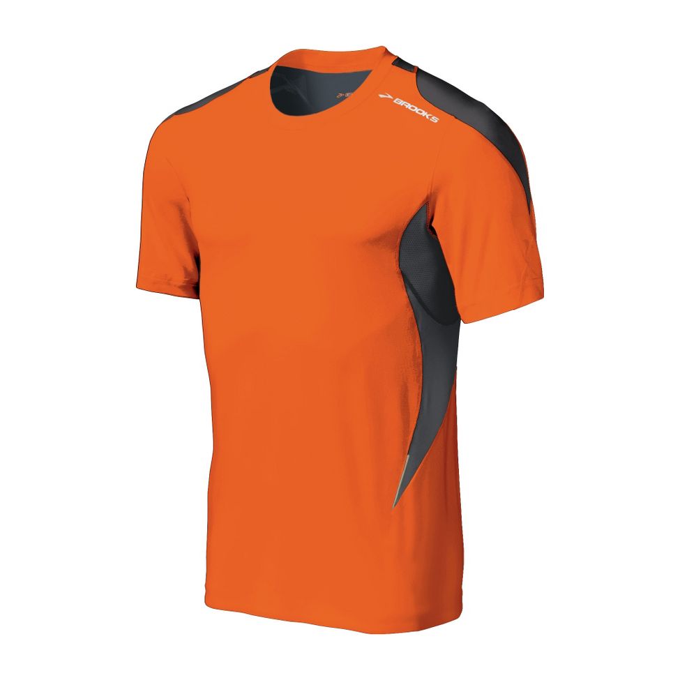 Mens Brooks Nightlife Equilibrium Short Sleeve Short Sleeve Technical Tops