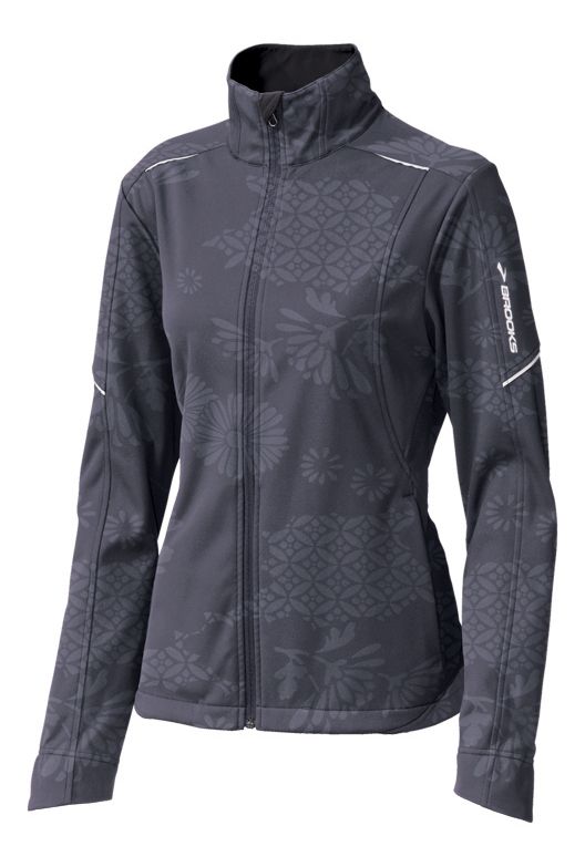 Womens Brooks Utopia Embossed Softshell Running Jackets