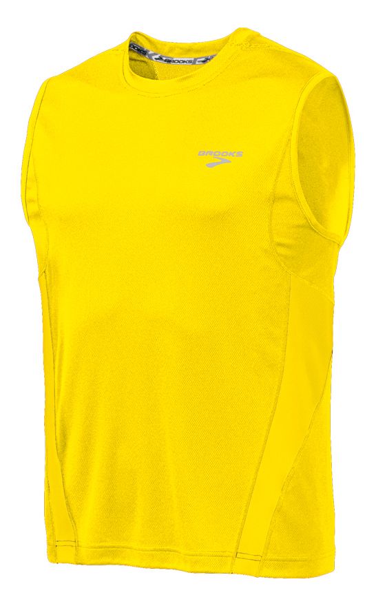 Mens Brooks Versatile Sleeveless Sleeveless Technical Tops