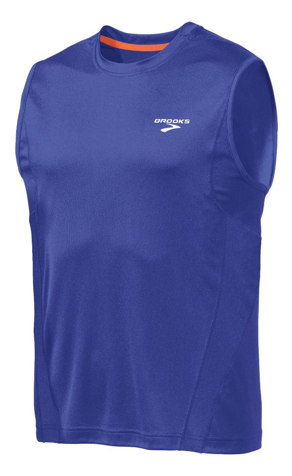 Mens Brooks Versatile Sleeveless Sleeveless Technical Tops