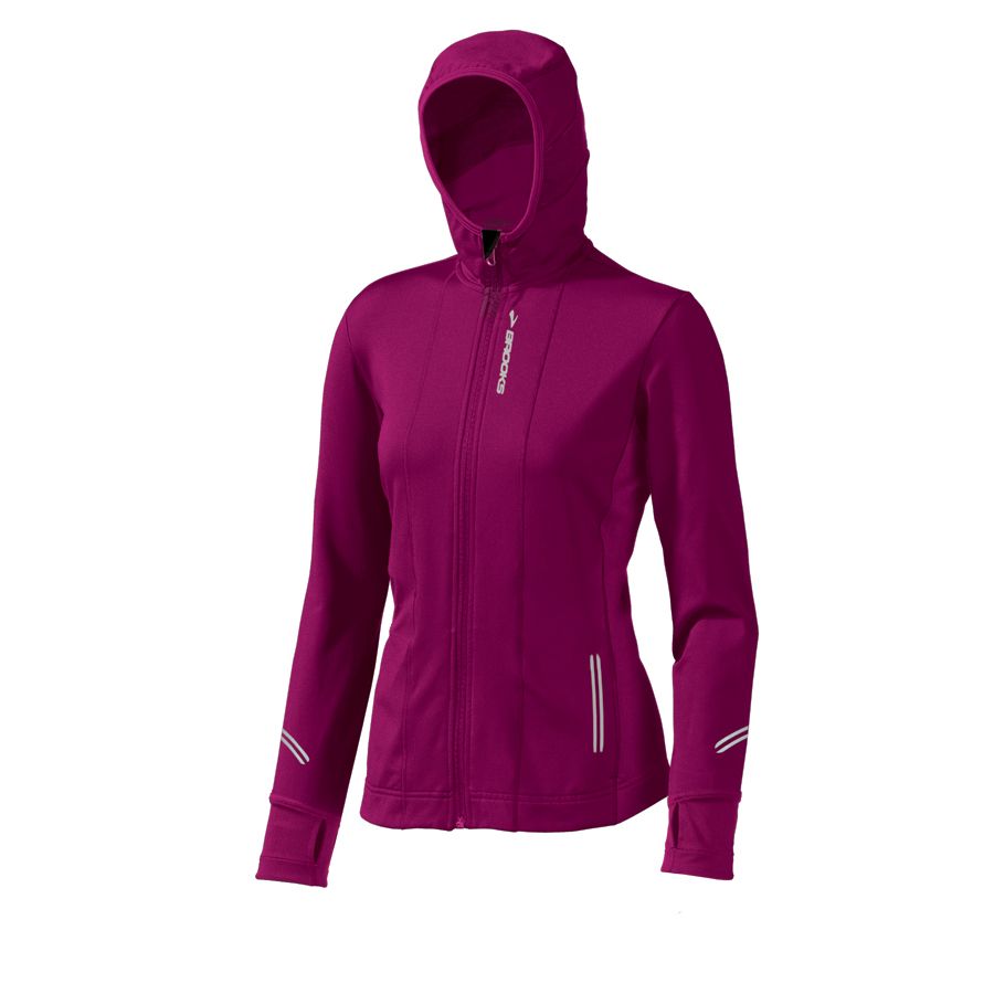 Womens Brooks Utopia Thermal Hoodie II Outerwear Jackets