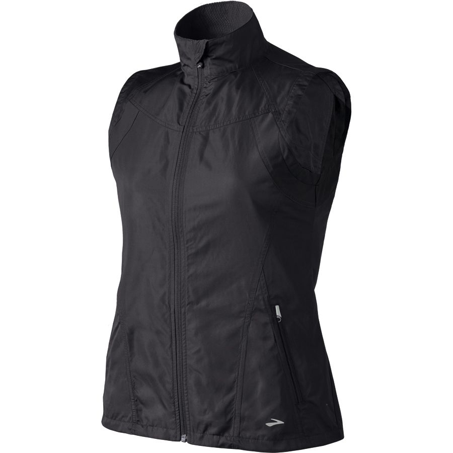 Womens Brooks Essential Run Vest II Outerwear Vests