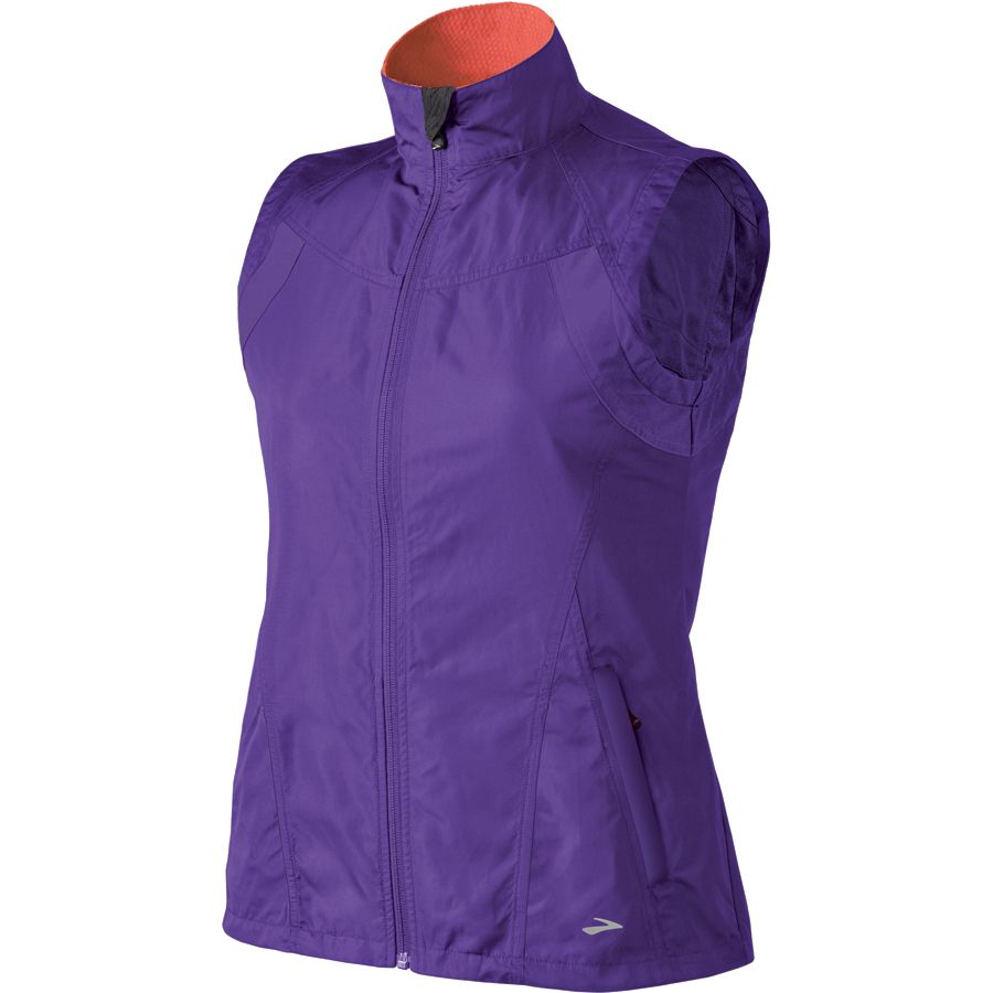 Womens Brooks Essential Run Vest II Outerwear Vests