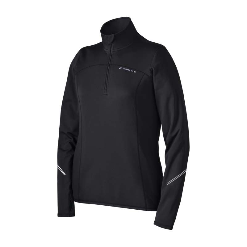 Womens Brooks Utopia Thermal 1/2 Zip Long Sleeve 1/2 Zip Technical Tops