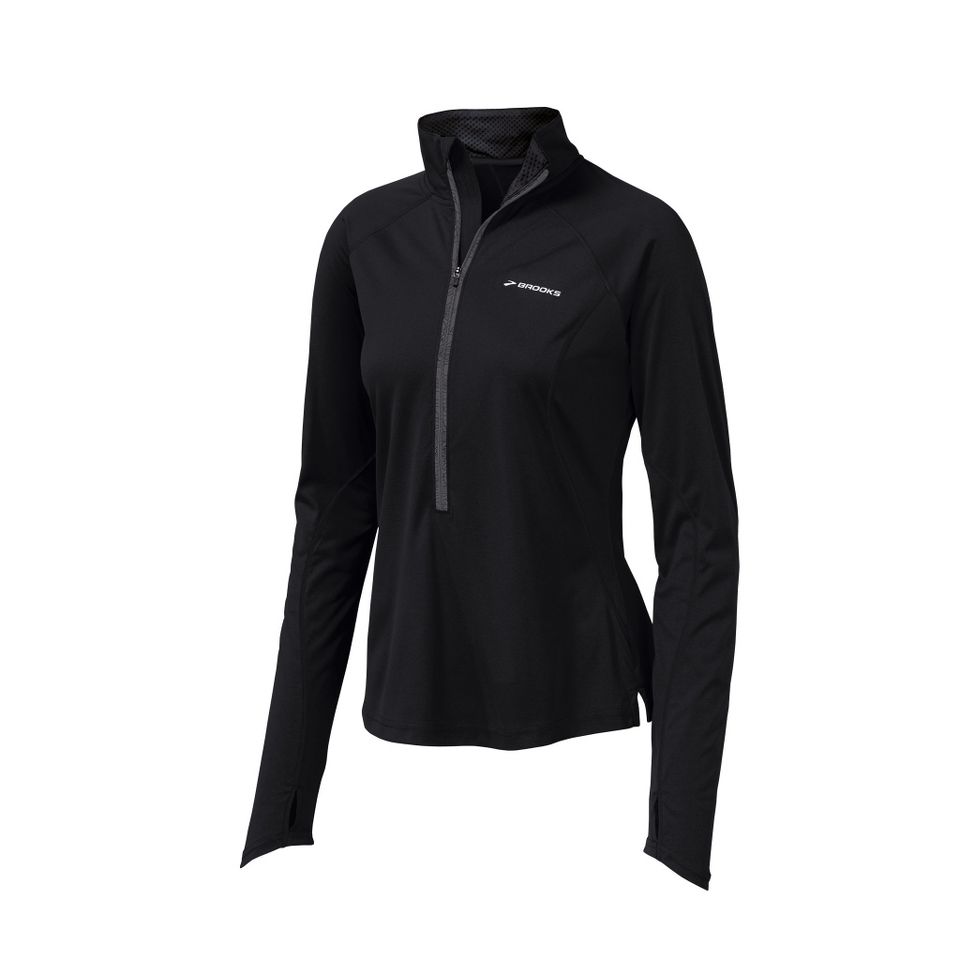 Womens Brooks Infiniti Hybrid Wind Shirt Technical Tops
