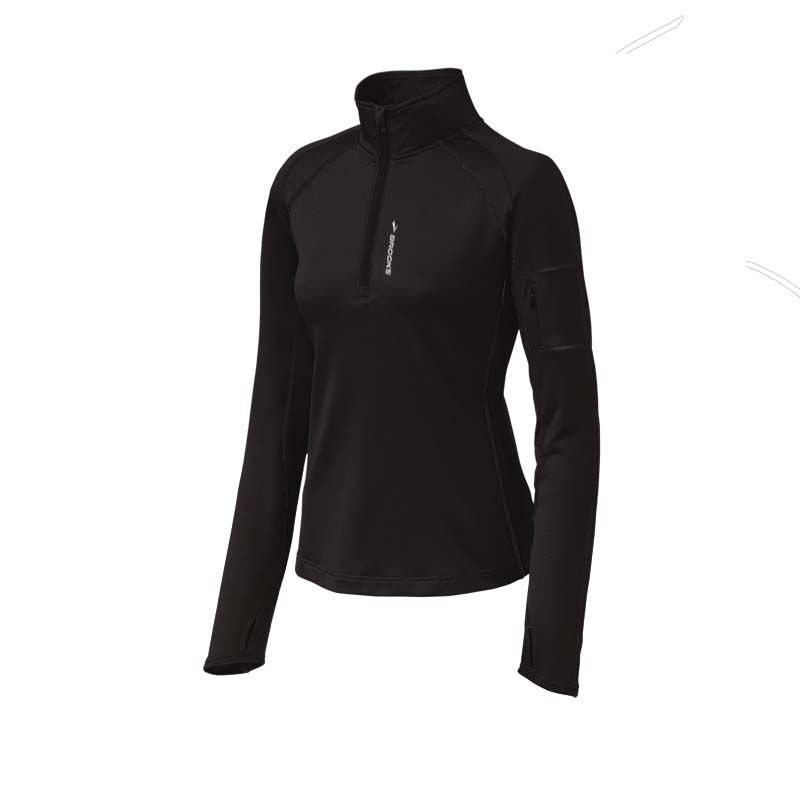 Womens Brooks Infiniti 1/2 Zip II  Technical Tops