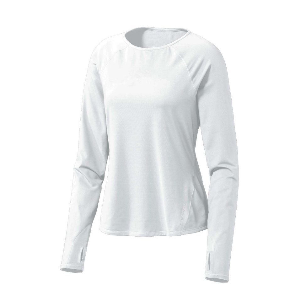 Womens Brooks Equilibrium Thermal LS Long Sleeve No Zip Technical Tops