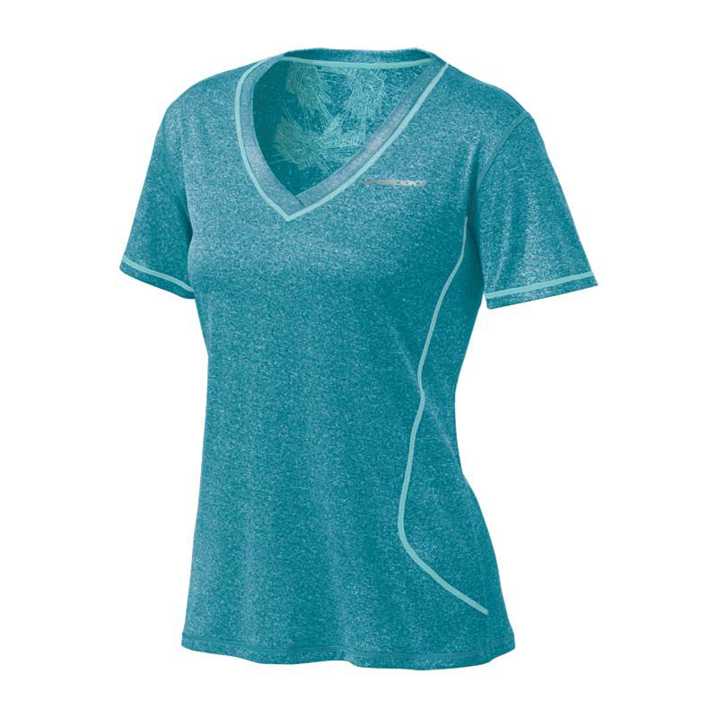 Womens Brooks Versatile EZ SS V-Neck Short Sleeve Technical Tops