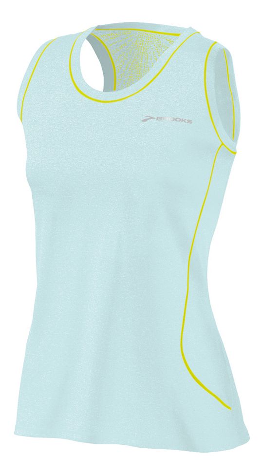 Womens Brooks Versatile EZ Racer Back Tanks Technical Tops