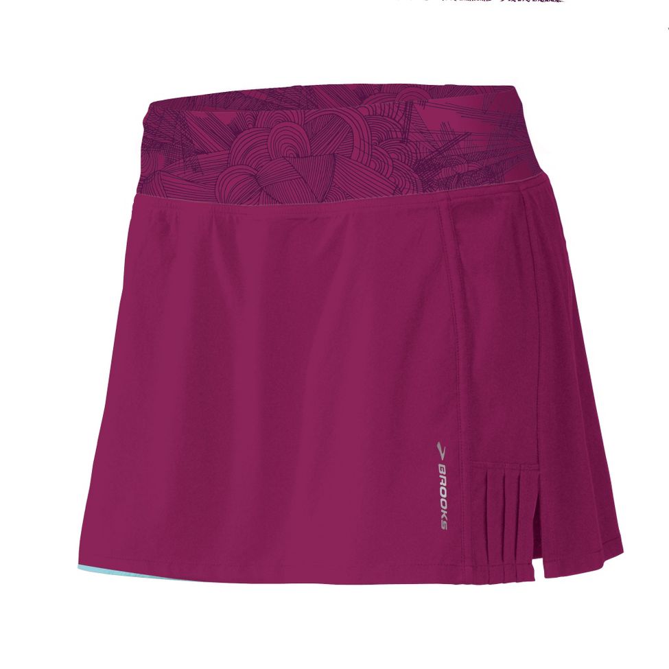 Womens Brooks Glycerin Skort Skort Fitness Skirts