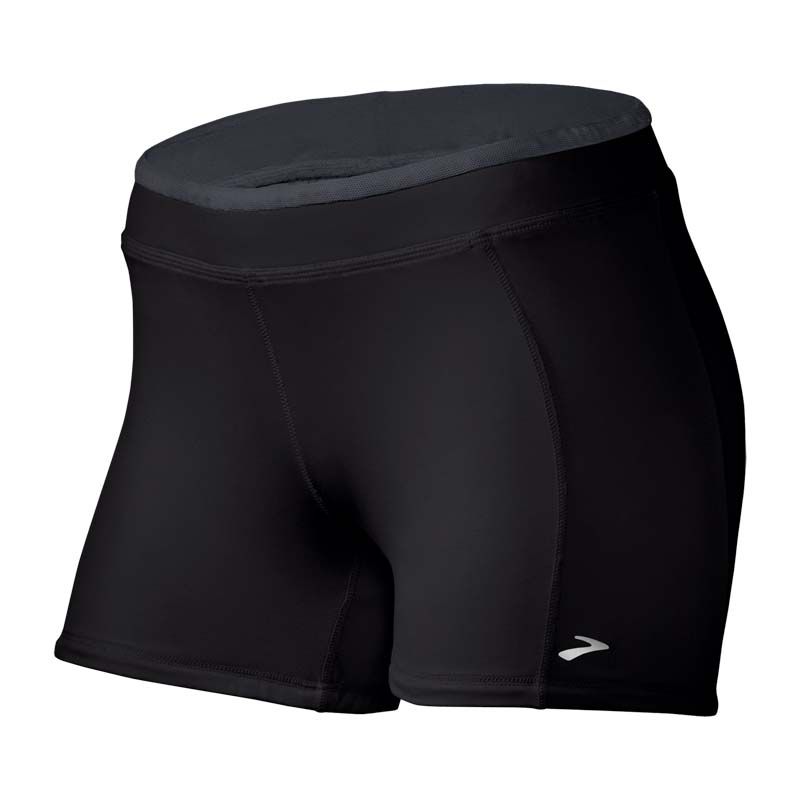 Womens Brooks Epiphany 3.5" Boy Short Fitted Shorts