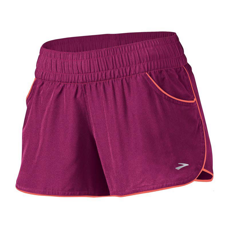 Womens Brooks Versatile 3.5" Low Rise Woven Unlined Shorts