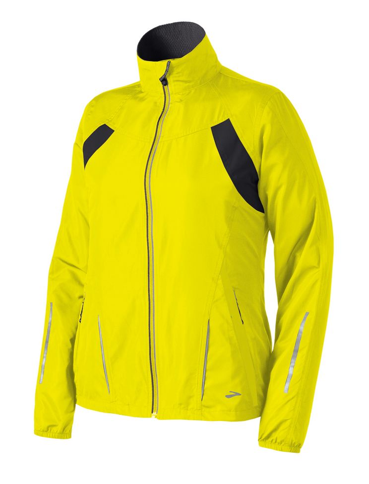 Womens Brooks Nightlife Essential Run Jacket II Outerwear Jackets