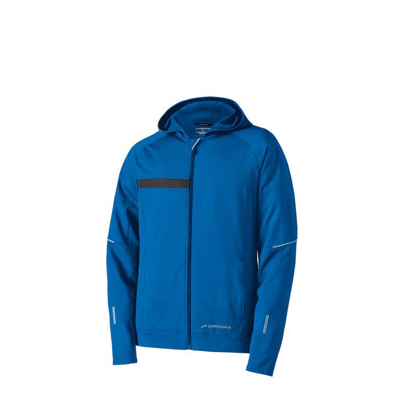 Mens Brooks Utopia Thermal Hooded Jacket Outerwear Jackets