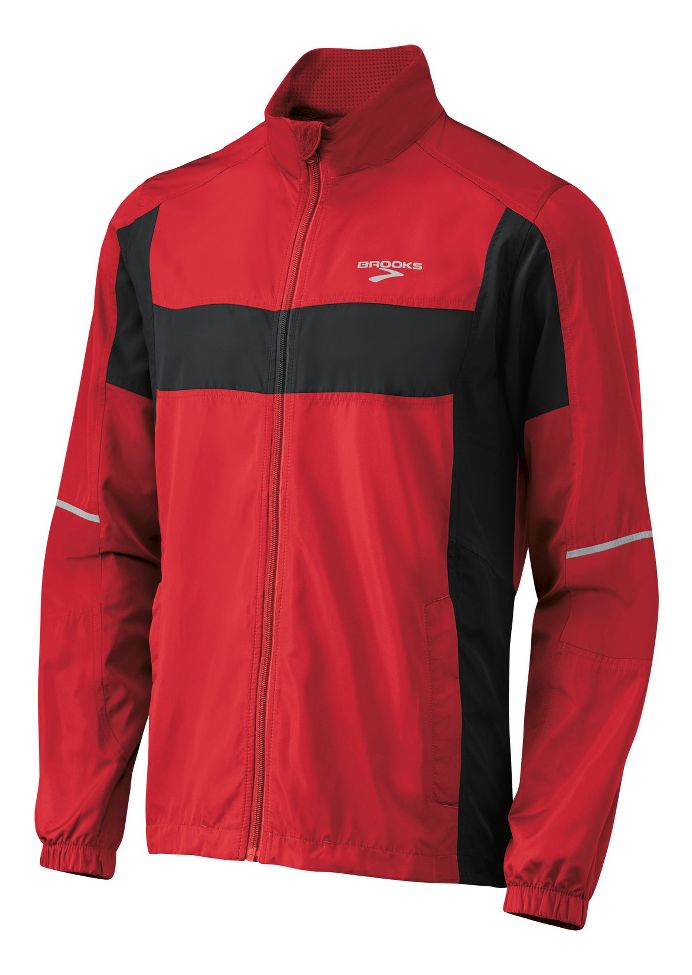 Mens Brooks Essential Run Jacket II Outerwear Jackets