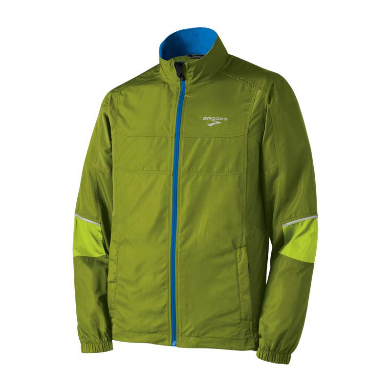 Mens Brooks Essential Run Jacket II Outerwear Jackets
