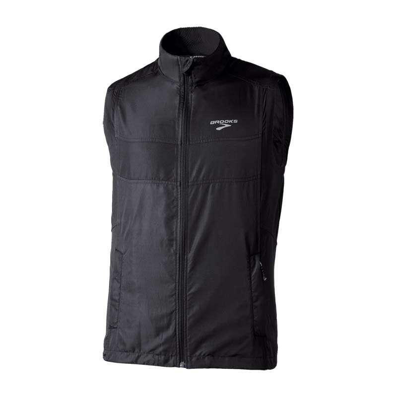 Mens Brooks Essential Run Vest II Outerwear Vests