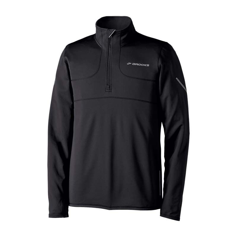 Mens Brooks Utopia Thermal 1/2 Zip Long Sleeve 1/2 Zip Technical Tops