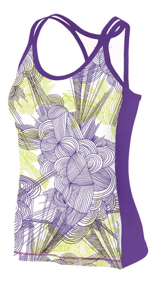 Womens Brooks Glycerin Print Support Tank II Sport Top Bras
